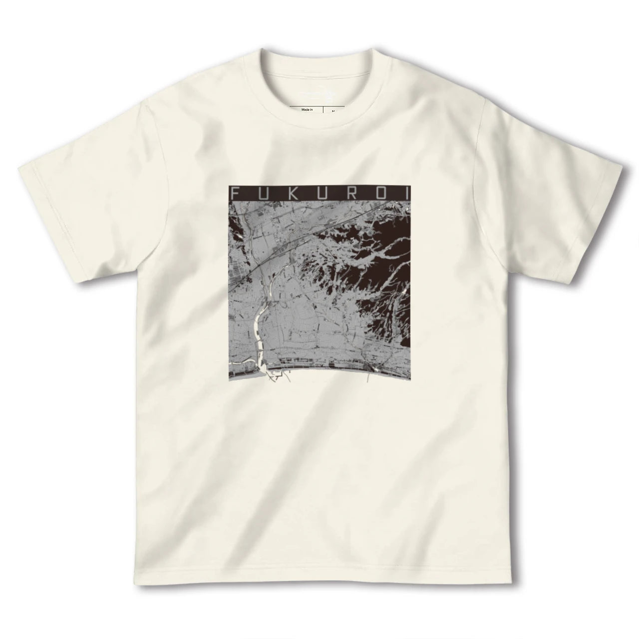 【袋井(静岡県)】地図柄ヘビーウェイトTシャツ