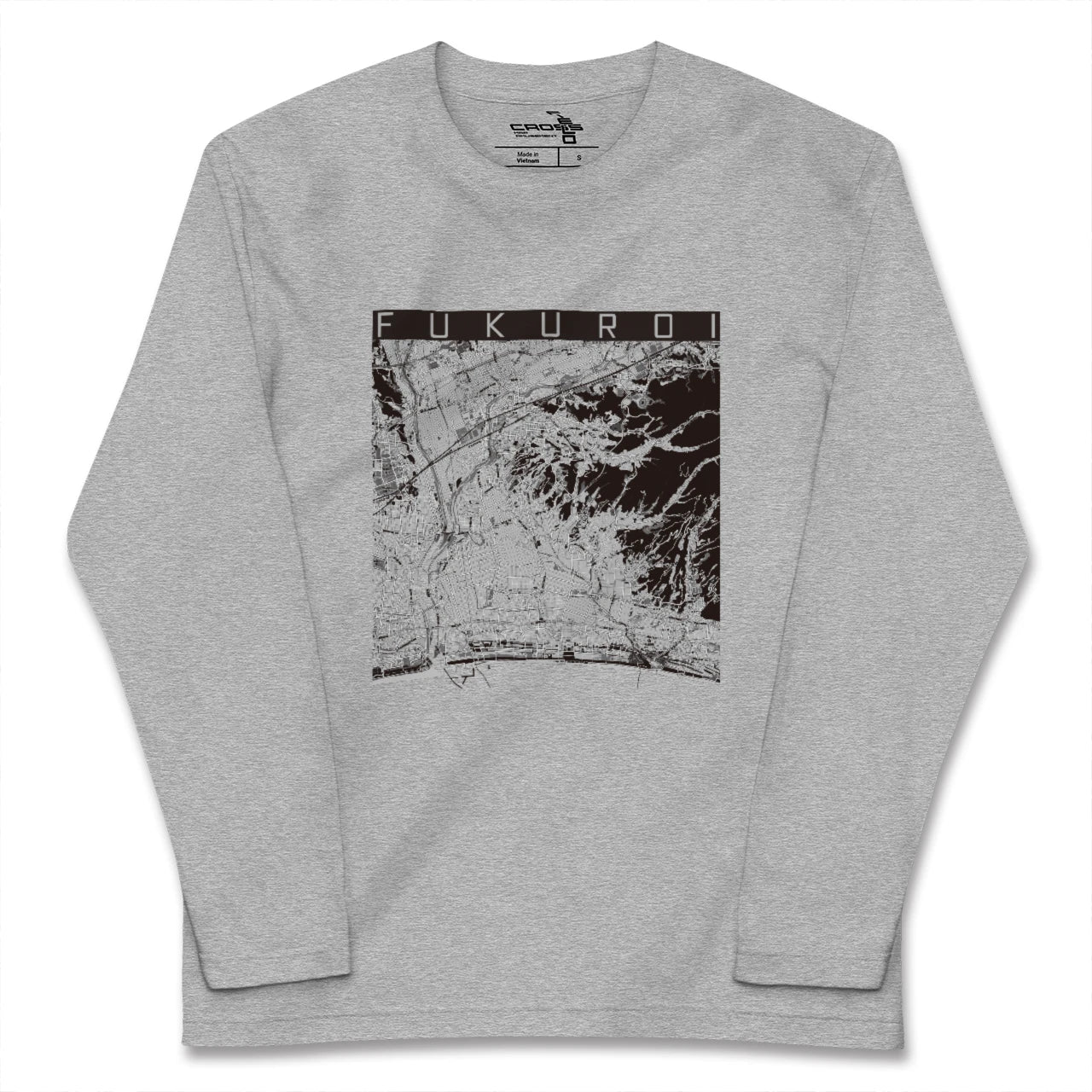 【袋井(静岡県)】地図柄ロングスリーブTシャツ