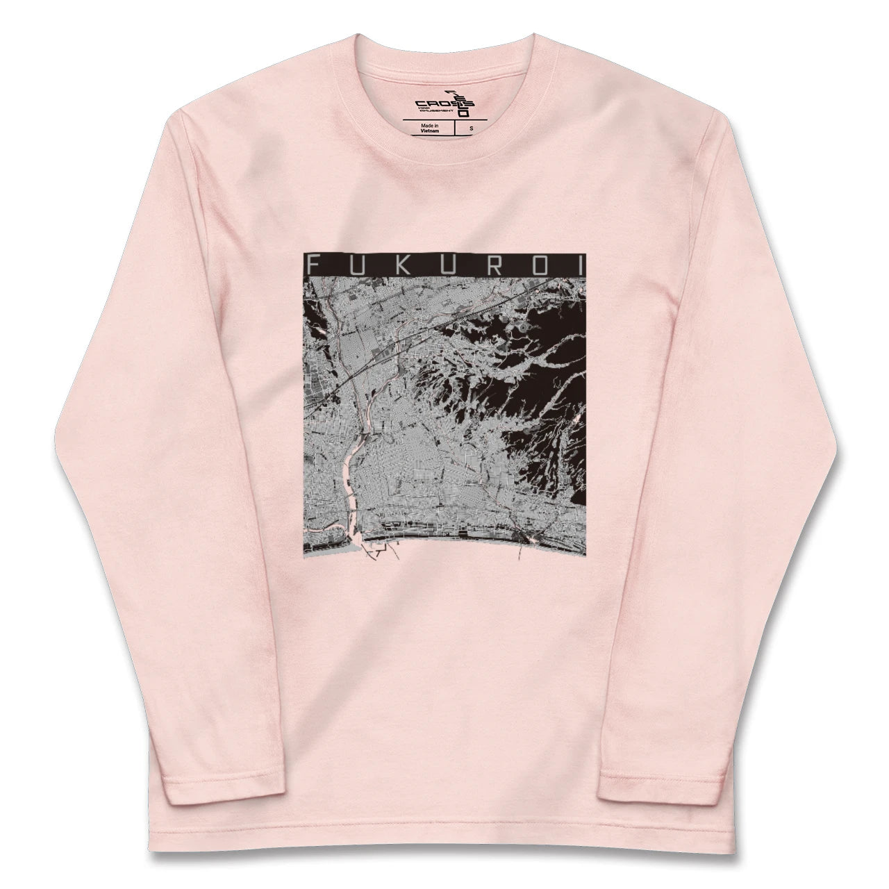 【袋井(静岡県)】地図柄ロングスリーブTシャツ