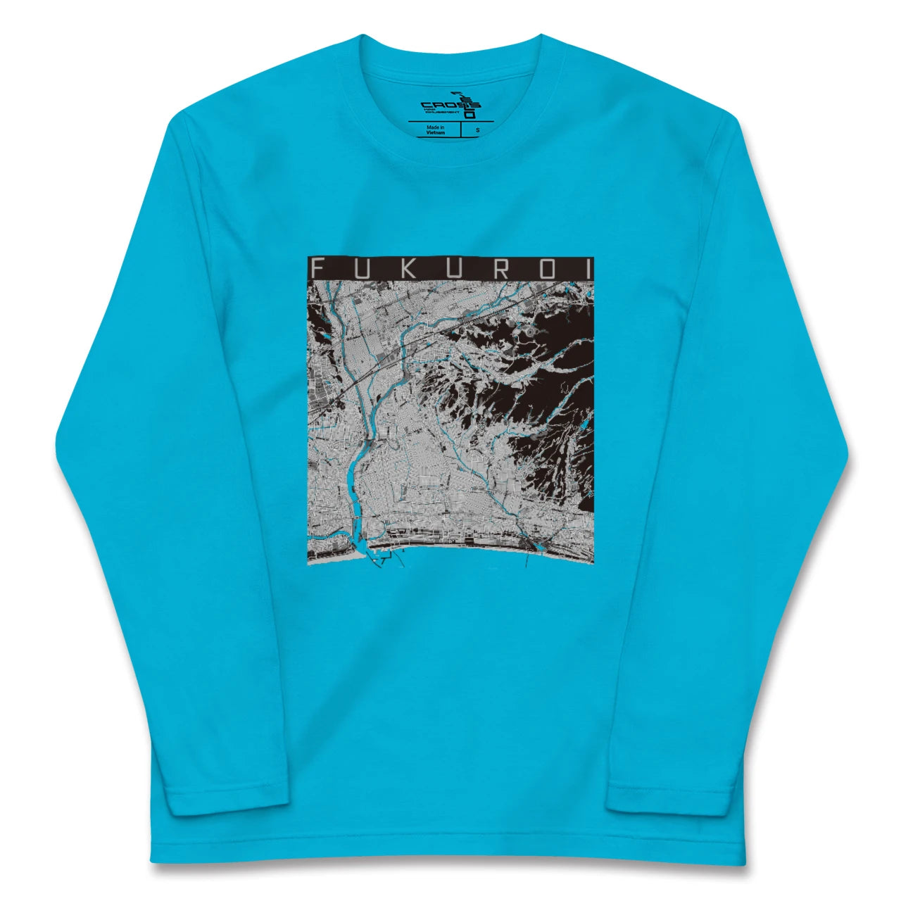 【袋井(静岡県)】地図柄ロングスリーブTシャツ