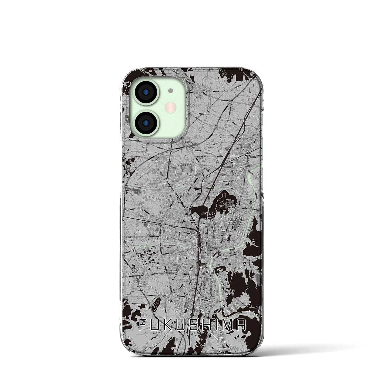 【福島(福島県)】地図柄iPhoneケース(クリアタイプ)