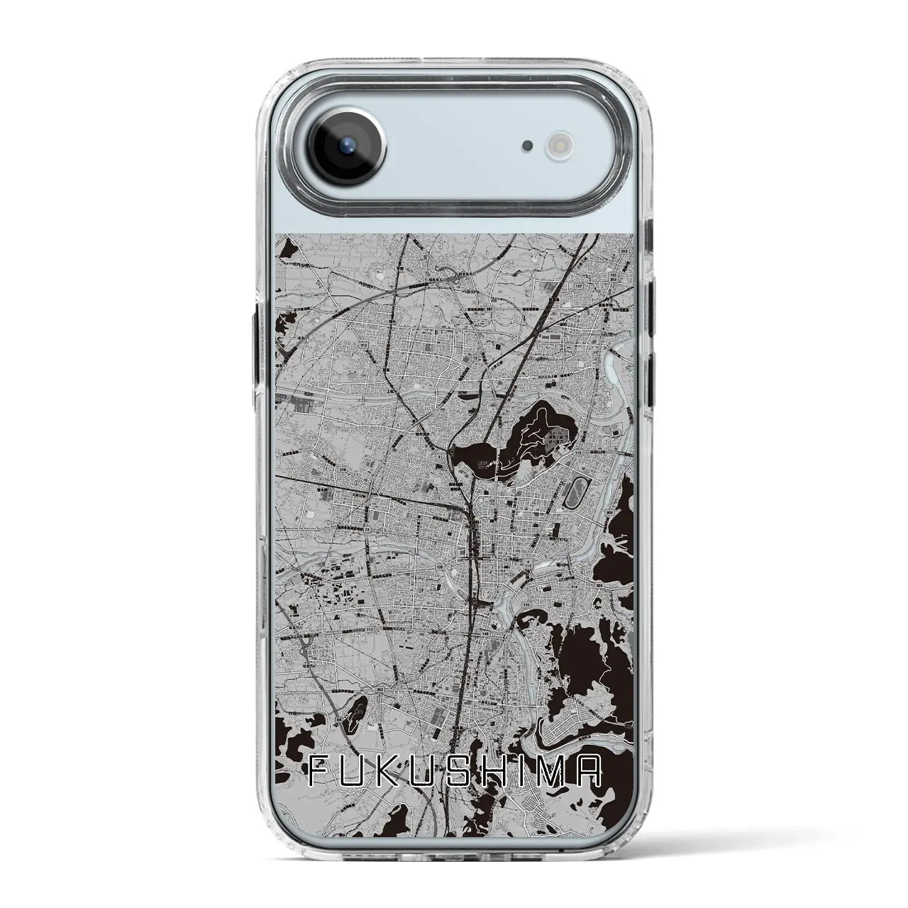 【福島(福島県)】地図柄iPhoneケース(MagSafeタイプ)