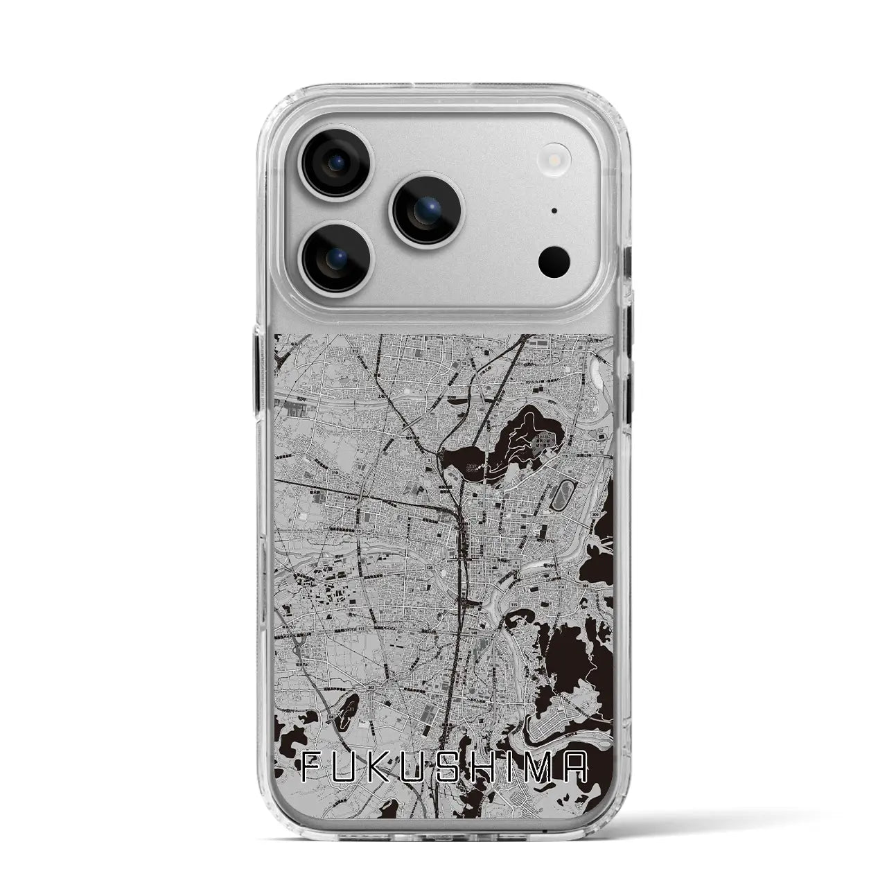 【福島(福島県)】地図柄iPhoneケース(MagSafeタイプ)