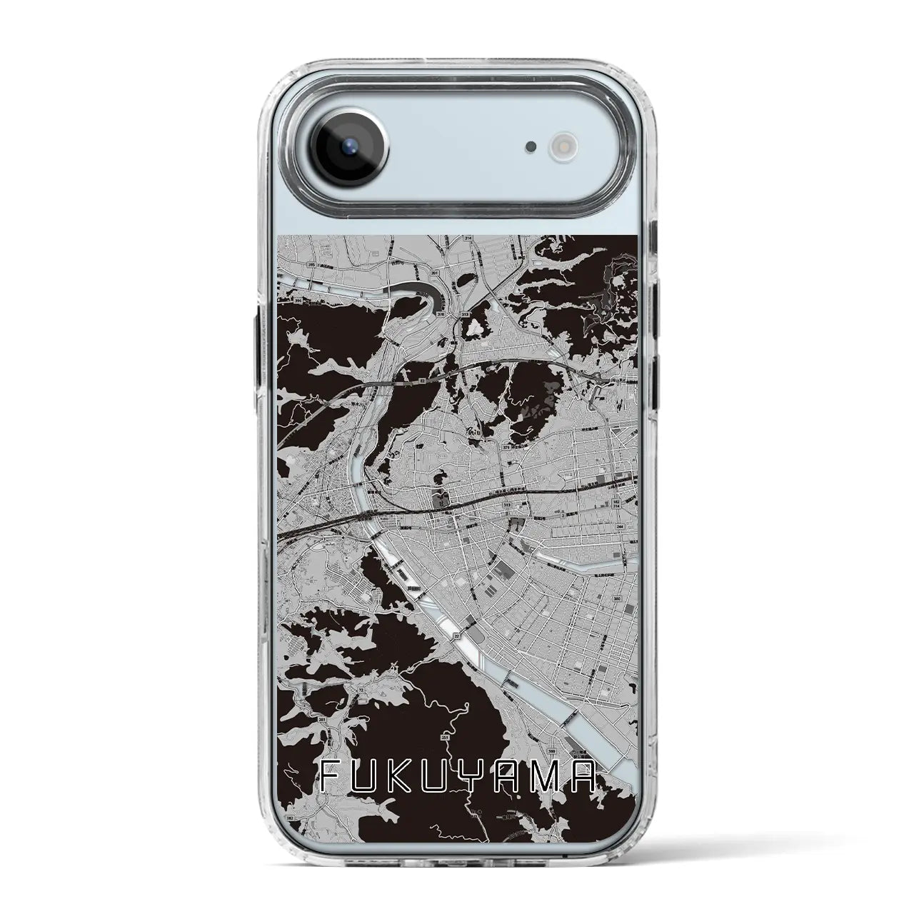 【福山(広島県)】地図柄iPhoneケース(MagSafeタイプ)