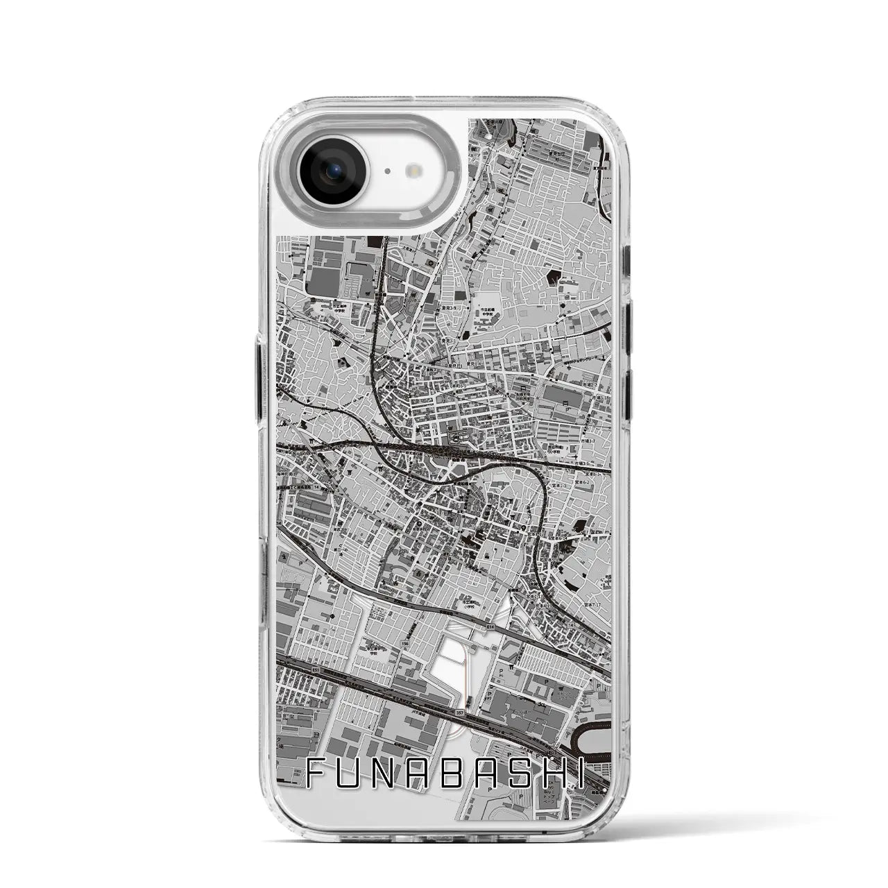 【船橋(千葉県)】地図柄iPhoneケース(MagSafeタイプ)