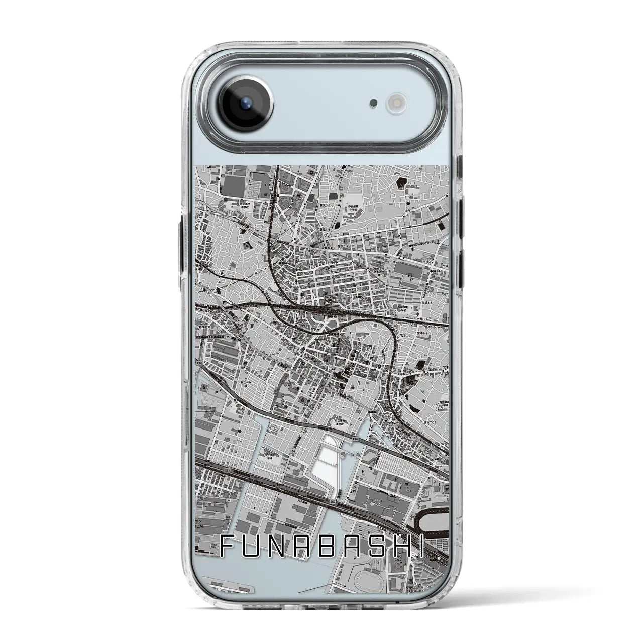 【船橋(千葉県)】地図柄iPhoneケース(MagSafeタイプ)