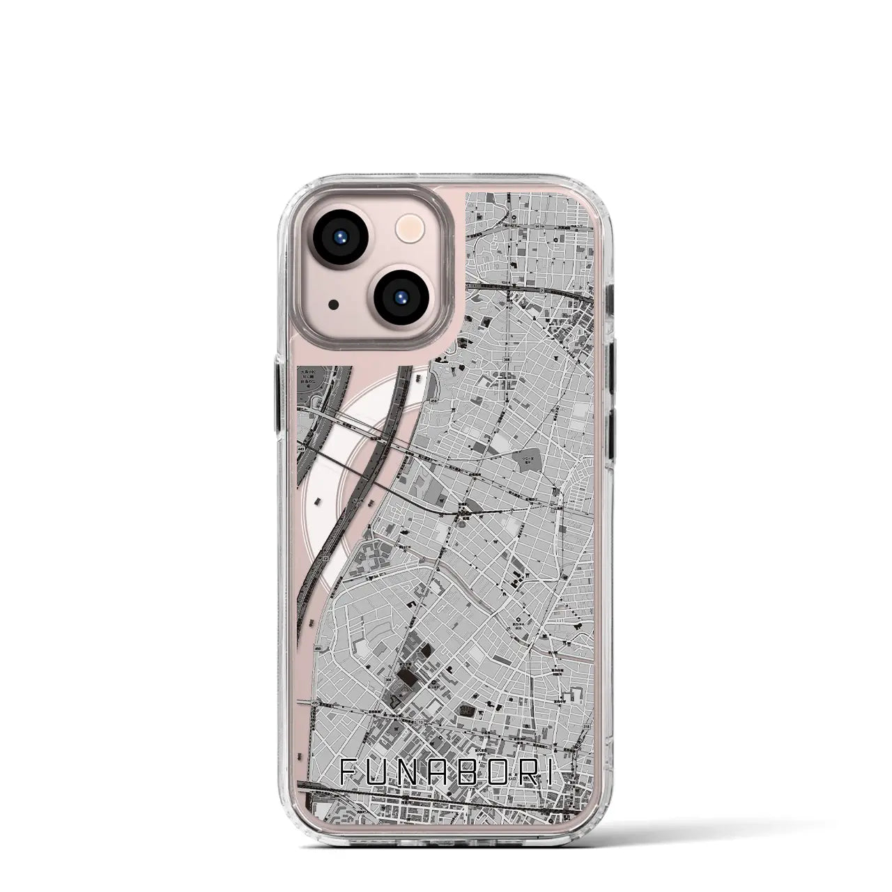 【船堀(東京都)】地図柄iPhoneケース(MagSafeタイプ)