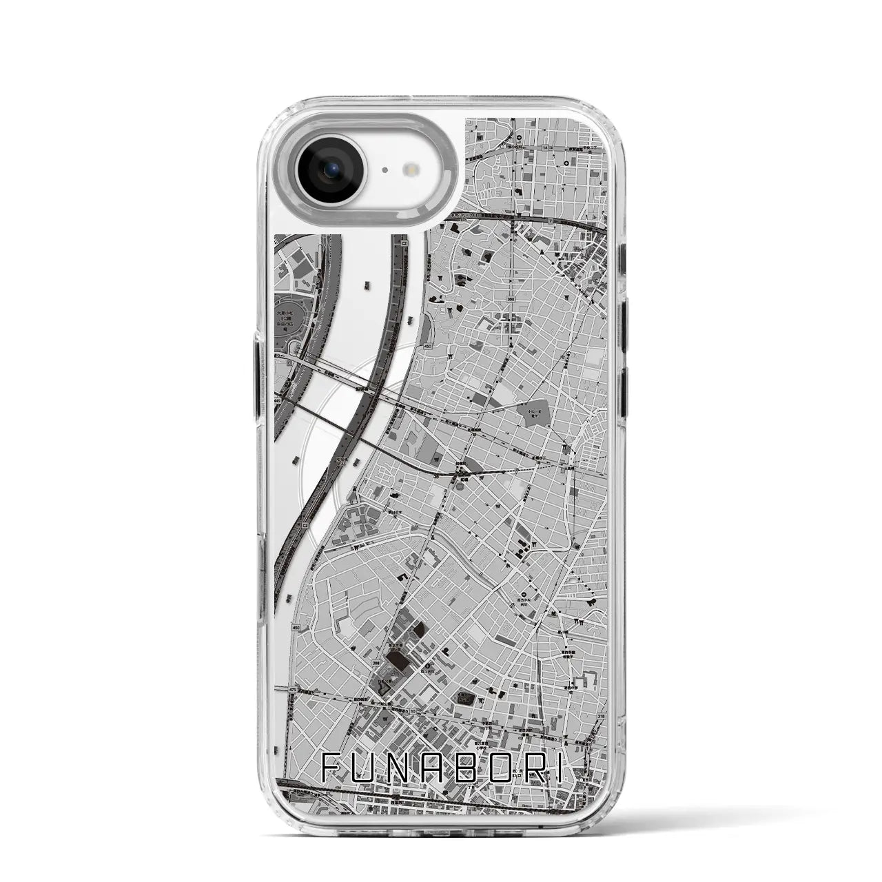 【船堀(東京都)】地図柄iPhoneケース(MagSafeタイプ)