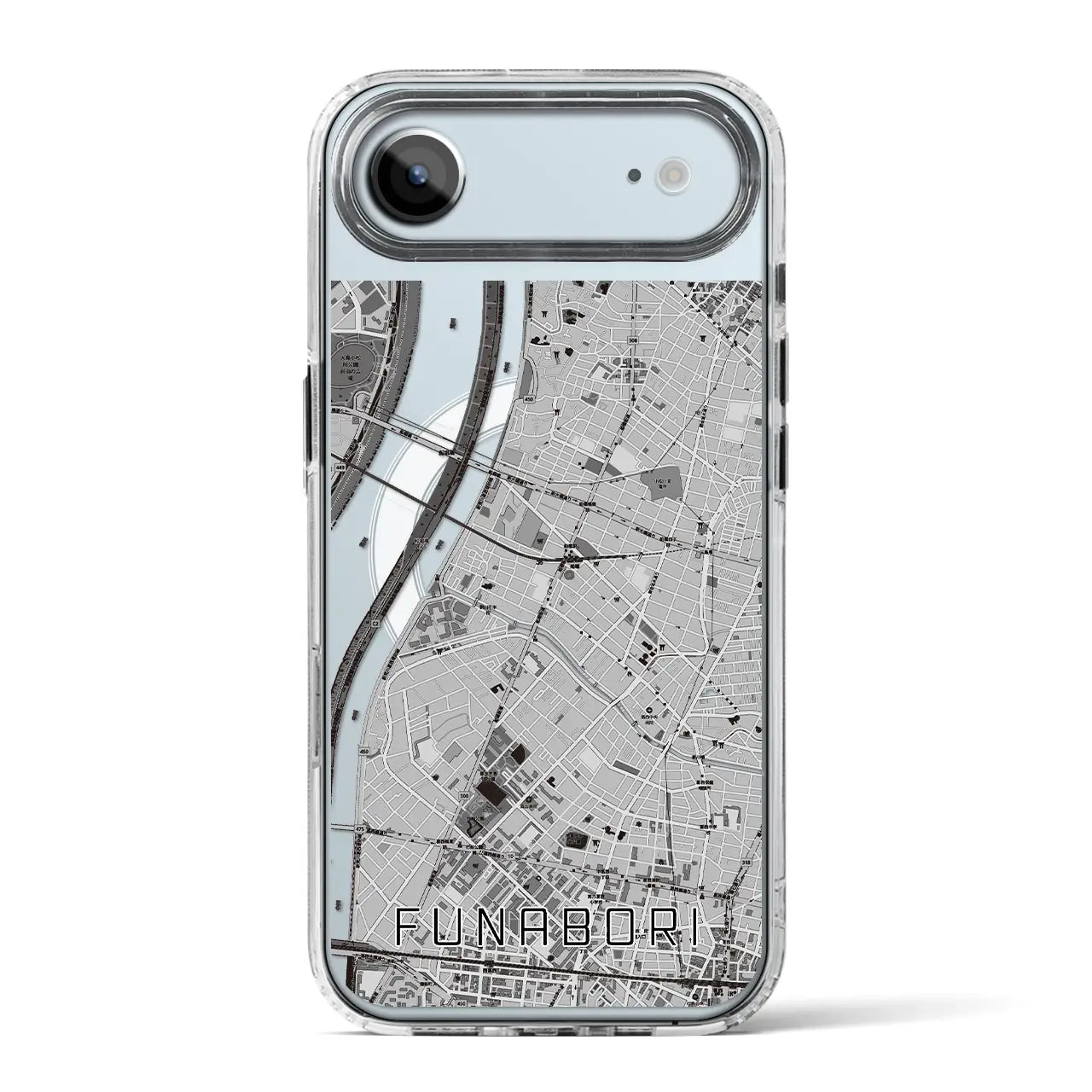 【船堀(東京都)】地図柄iPhoneケース(MagSafeタイプ)