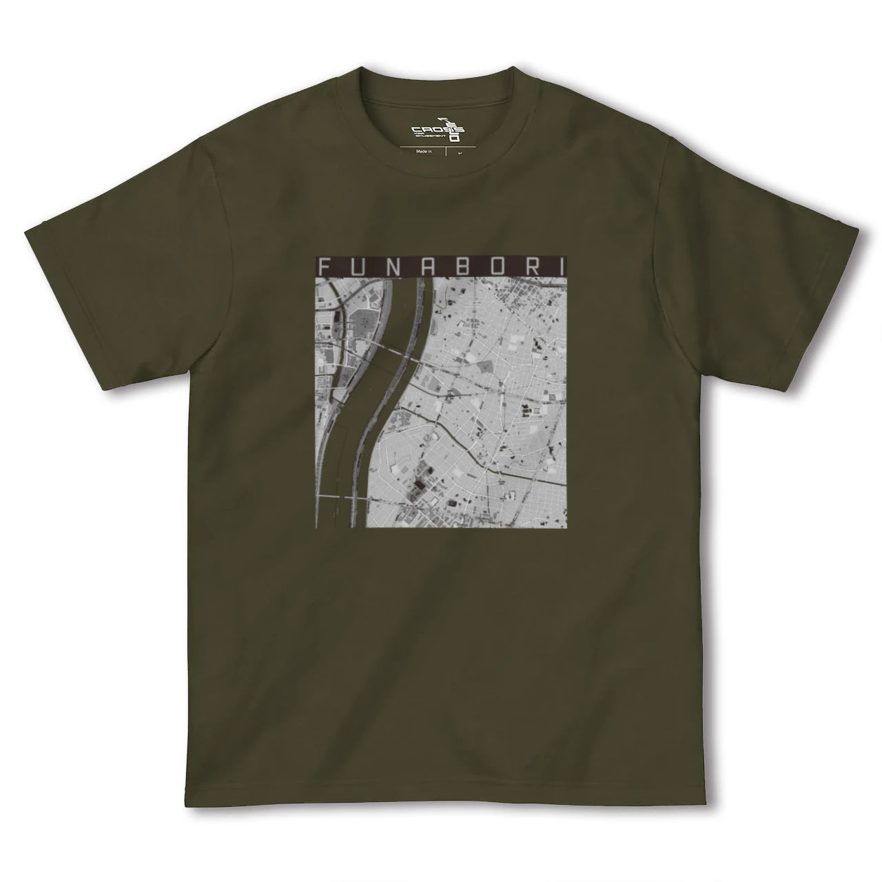 【船堀(東京都)】地図柄ヘビーウェイトTシャツ
