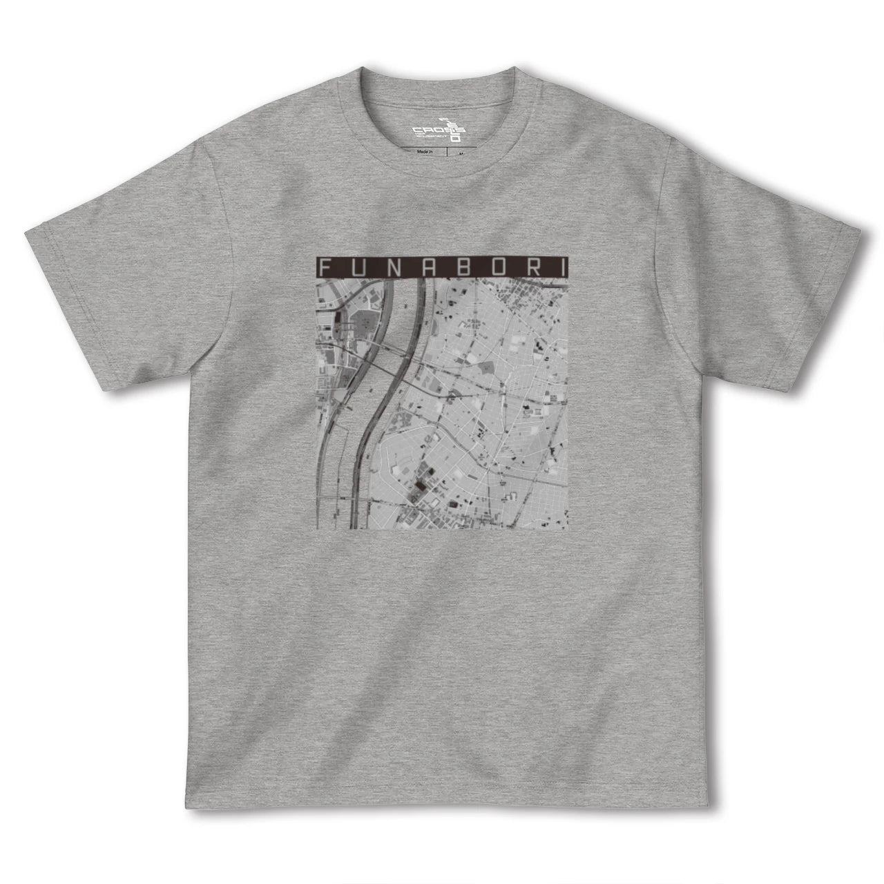 【船堀(東京都)】地図柄ヘビーウェイトTシャツ