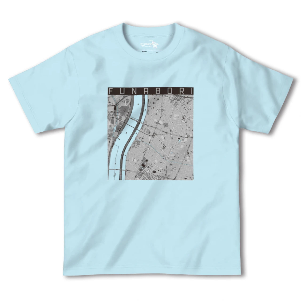 【船堀(東京都)】地図柄ヘビーウェイトTシャツ