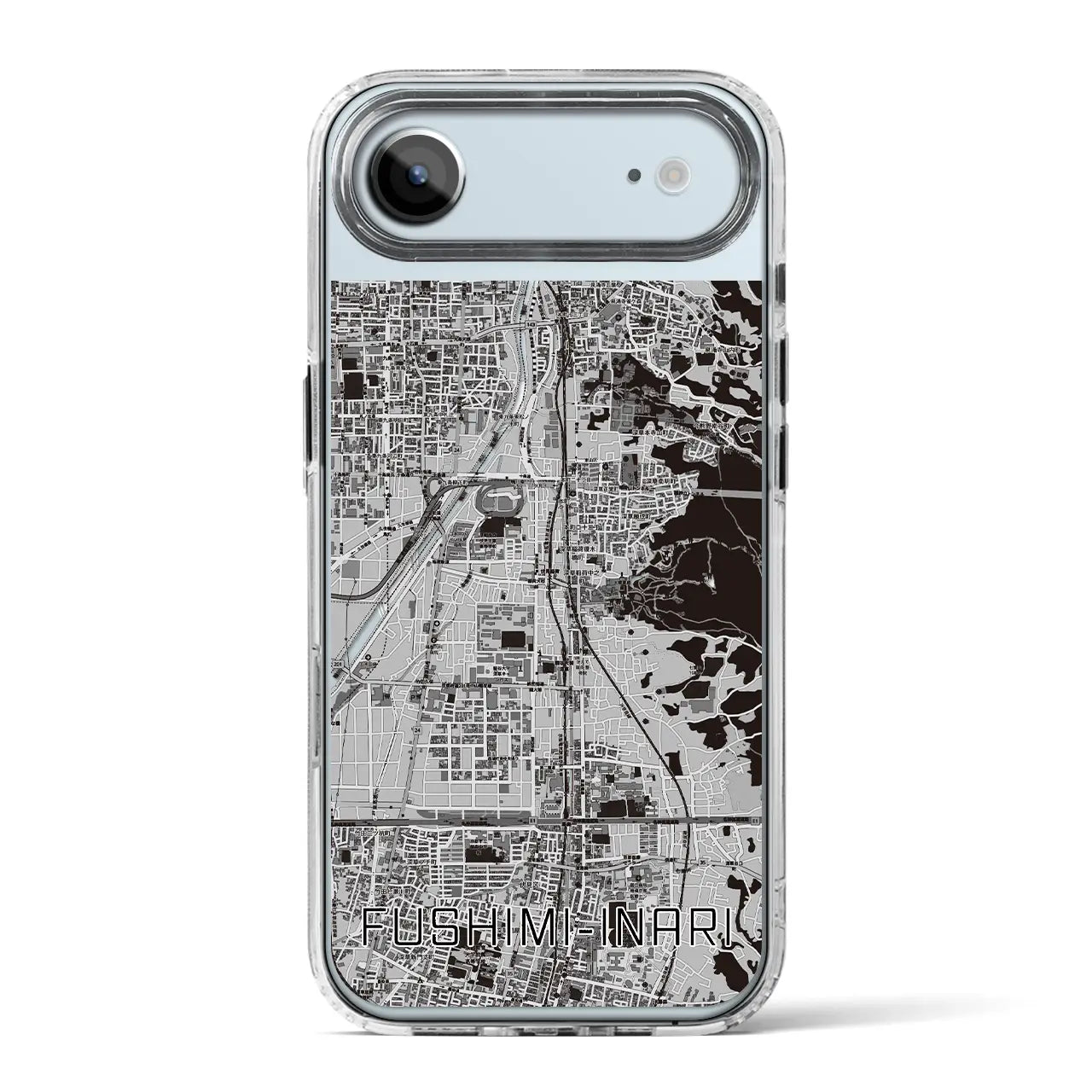 【伏見稲荷(京都府)】地図柄iPhoneケース(MagSafeタイプ)