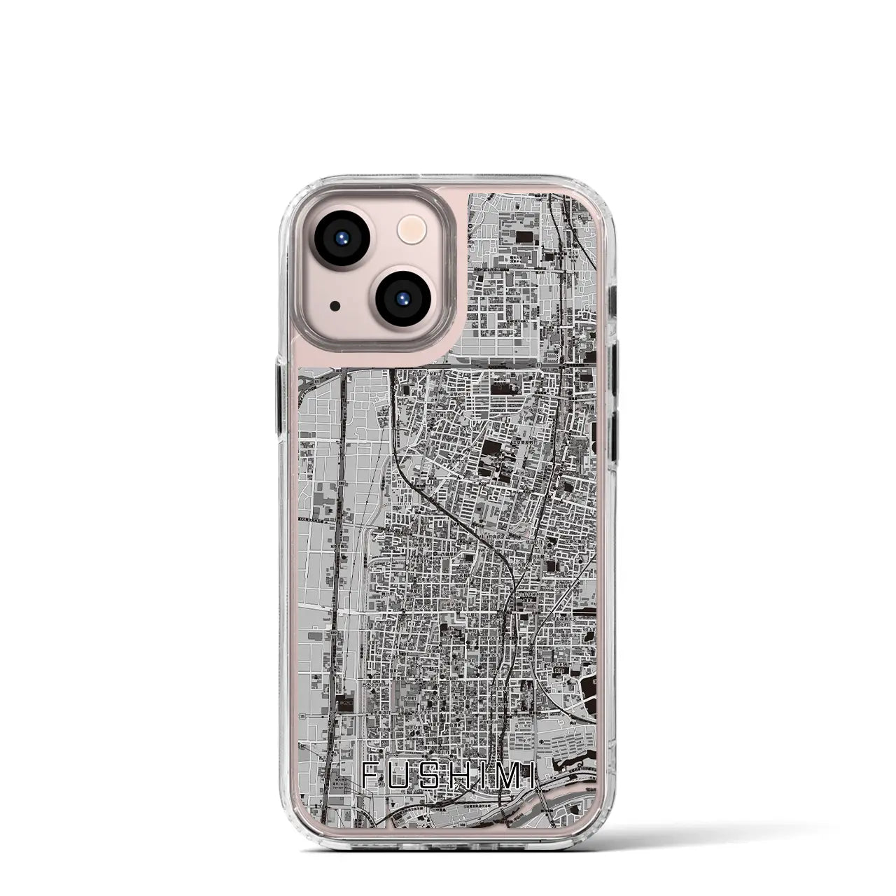 【伏見(京都府)】地図柄iPhoneケース(MagSafeタイプ)