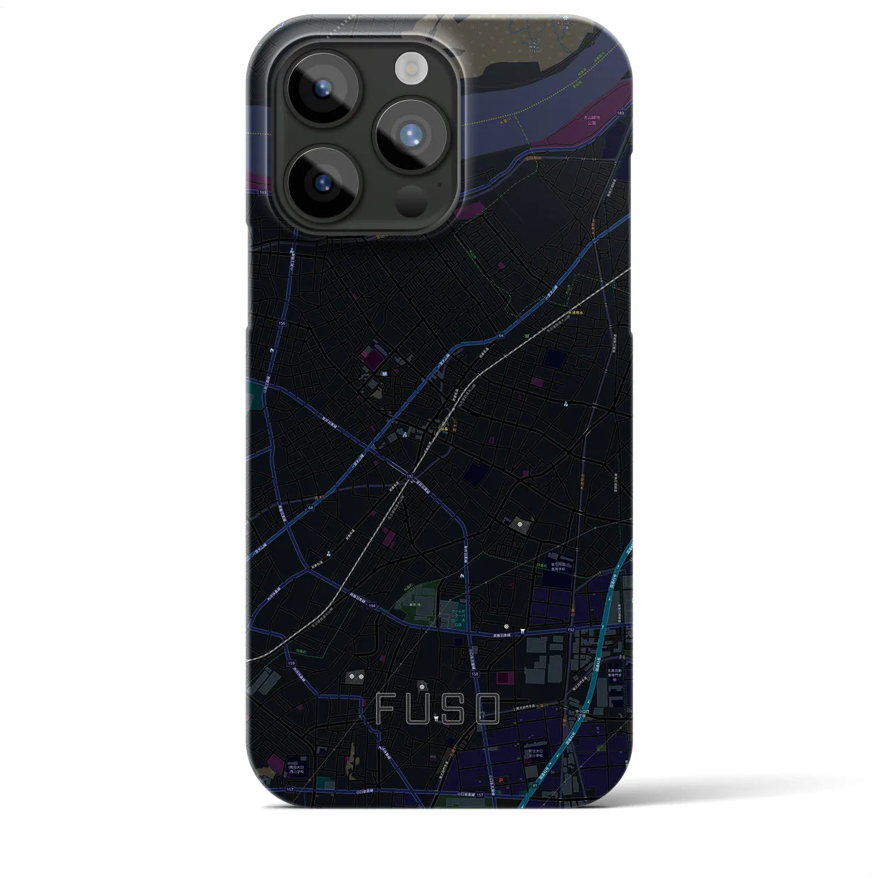 【扶桑(愛知県)】地図柄iPhoneケース(バックカバータイプ)