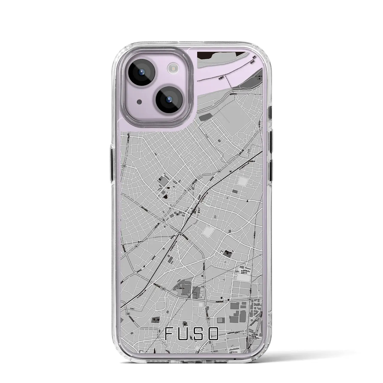 【扶桑(愛知県)】地図柄iPhoneケース(MagSafeタイプ)