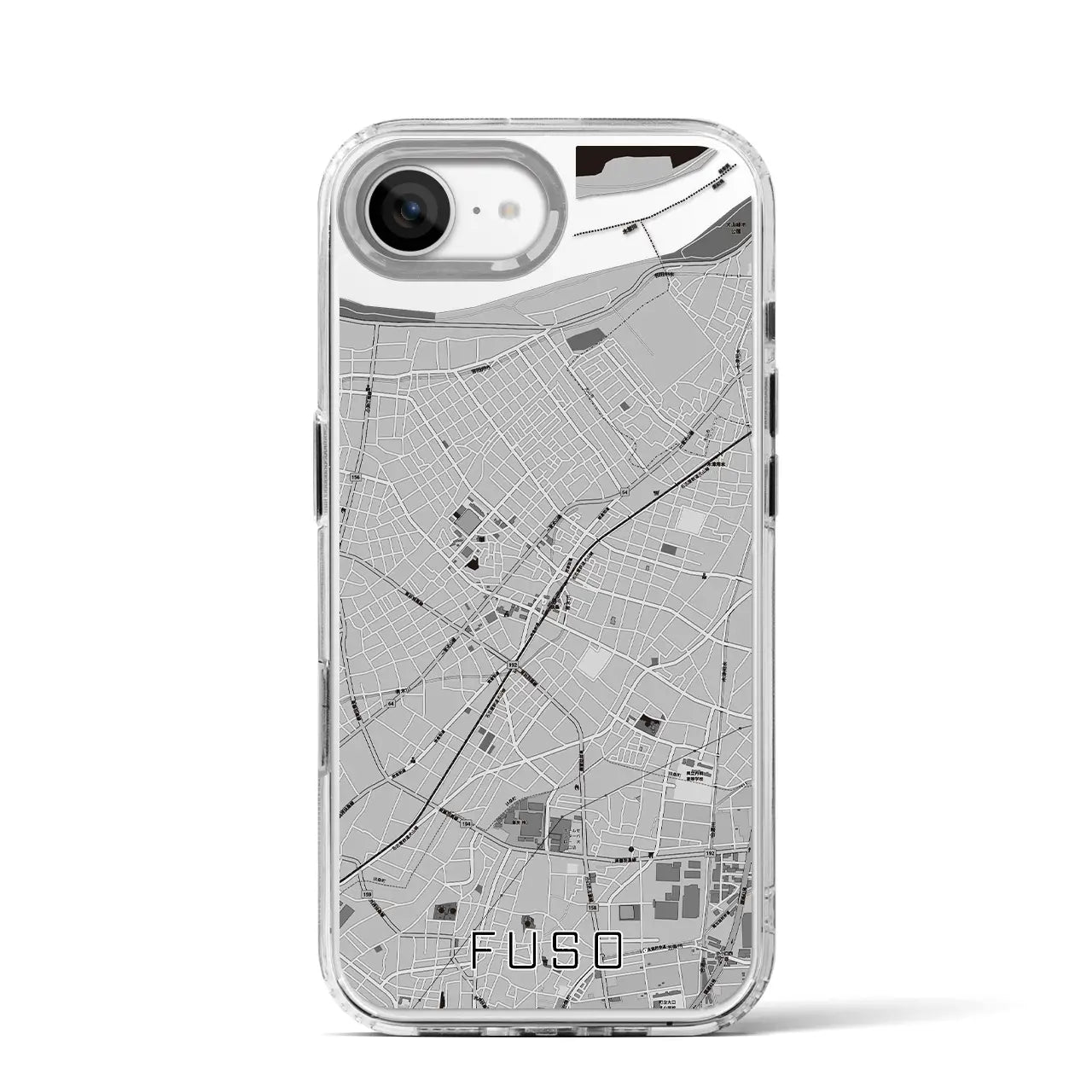 【扶桑(愛知県)】地図柄iPhoneケース(MagSafeタイプ)