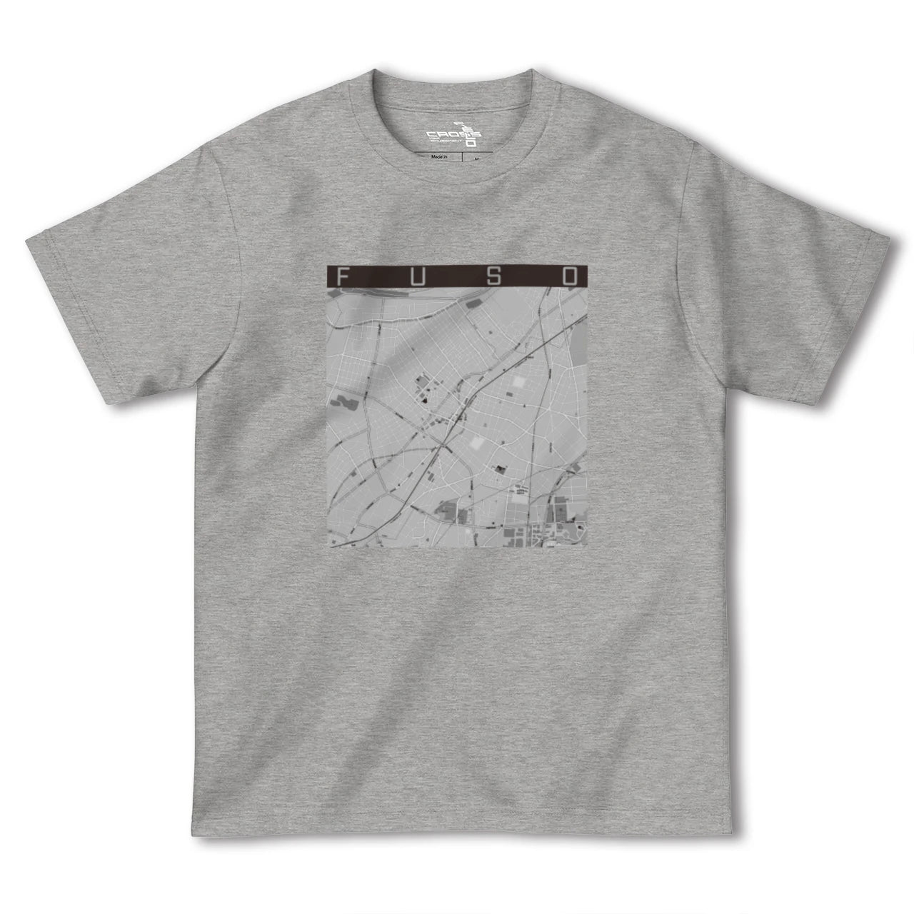 【扶桑(愛知県)】地図柄ヘビーウェイトTシャツ