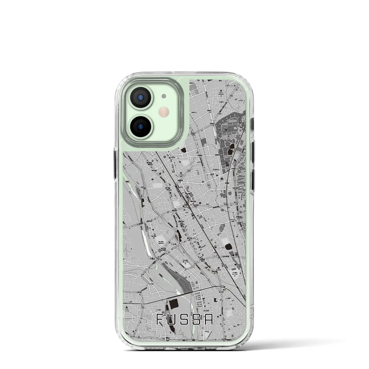 【福生(東京都)】地図柄iPhoneケース(MagSafeタイプ)