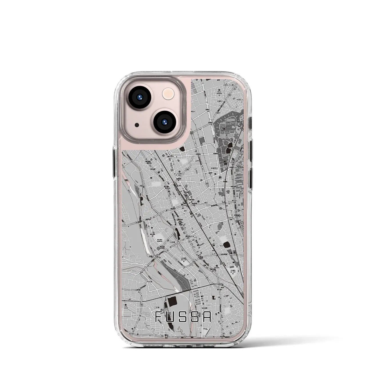 【福生(東京都)】地図柄iPhoneケース(MagSafeタイプ)