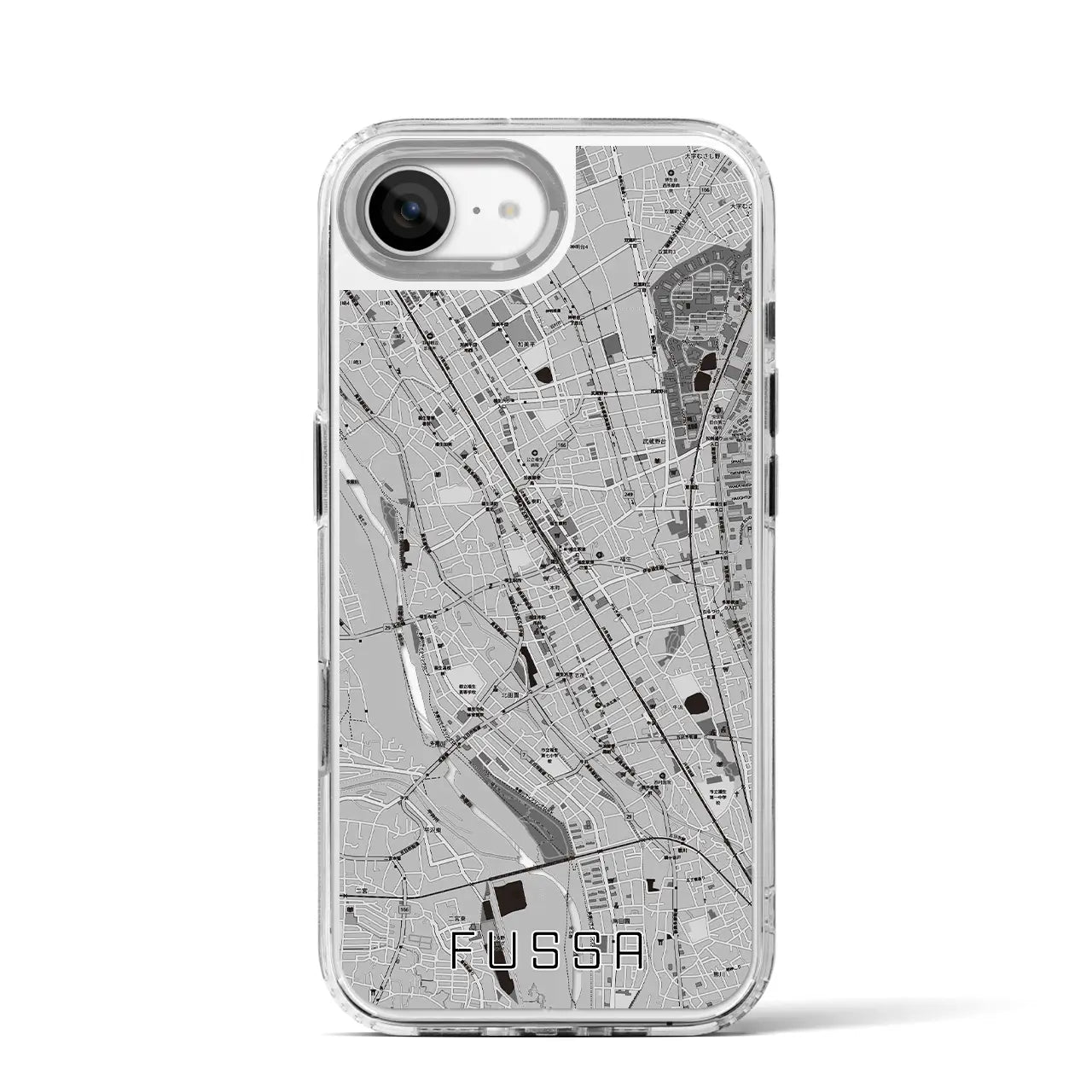 【福生(東京都)】地図柄iPhoneケース(MagSafeタイプ)