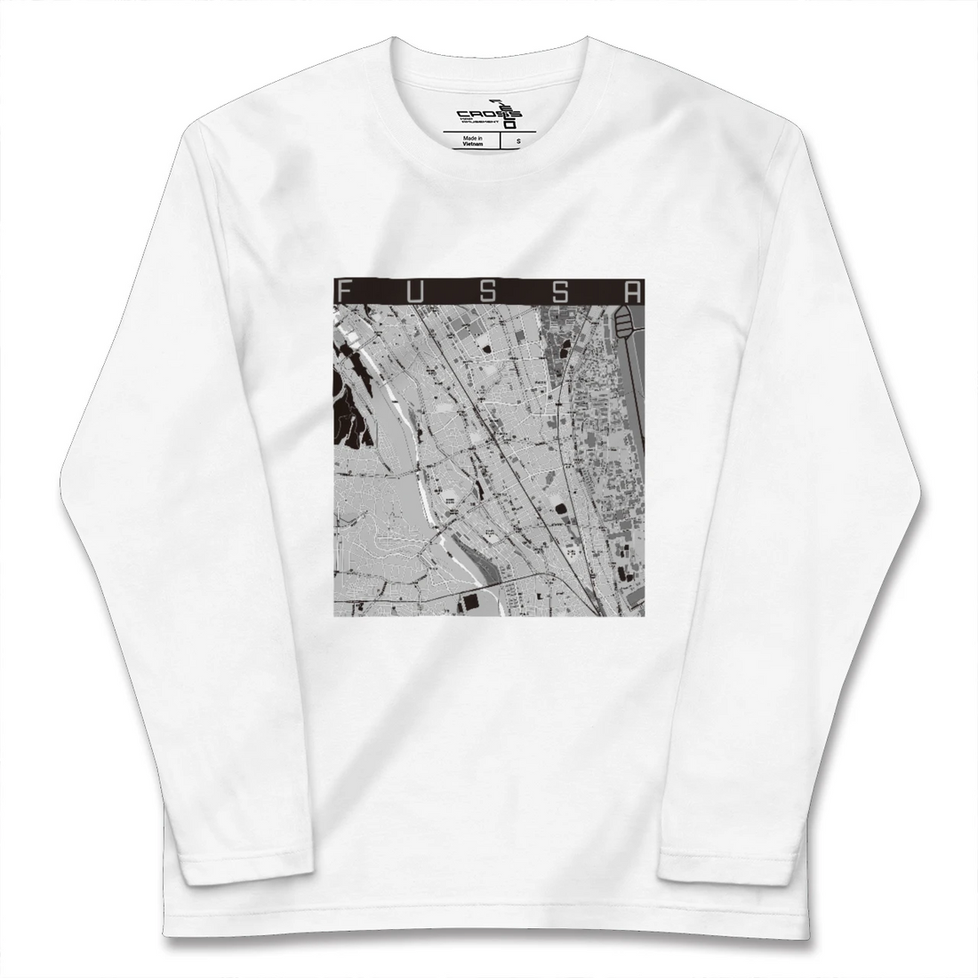 【福生(東京都)】地図柄ロングスリーブTシャツ