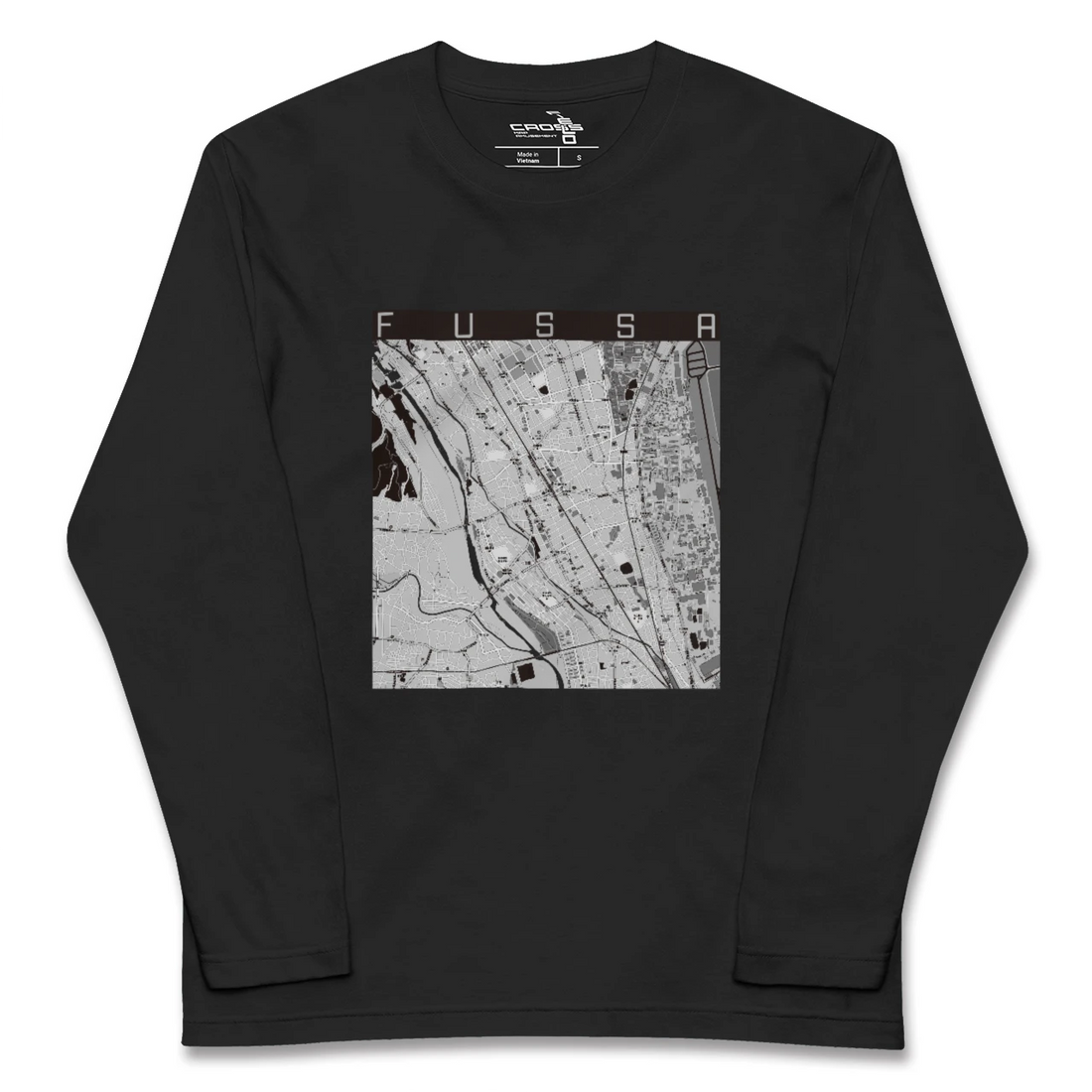 【福生(東京都)】地図柄ロングスリーブTシャツ