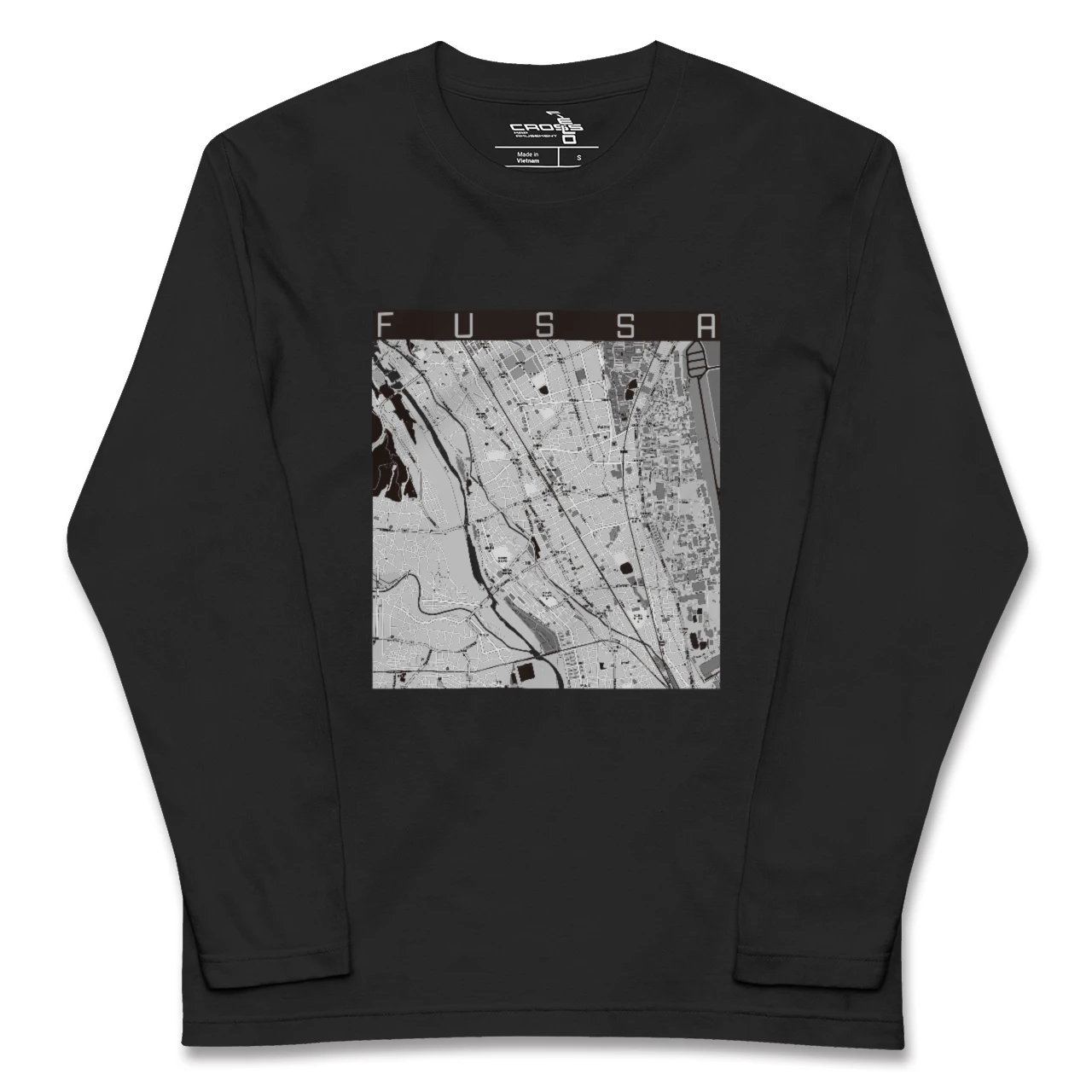 【福生(東京都)】地図柄ロングスリーブTシャツ