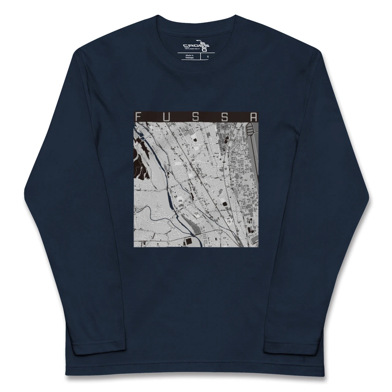 【福生(東京都)】地図柄ロングスリーブTシャツ