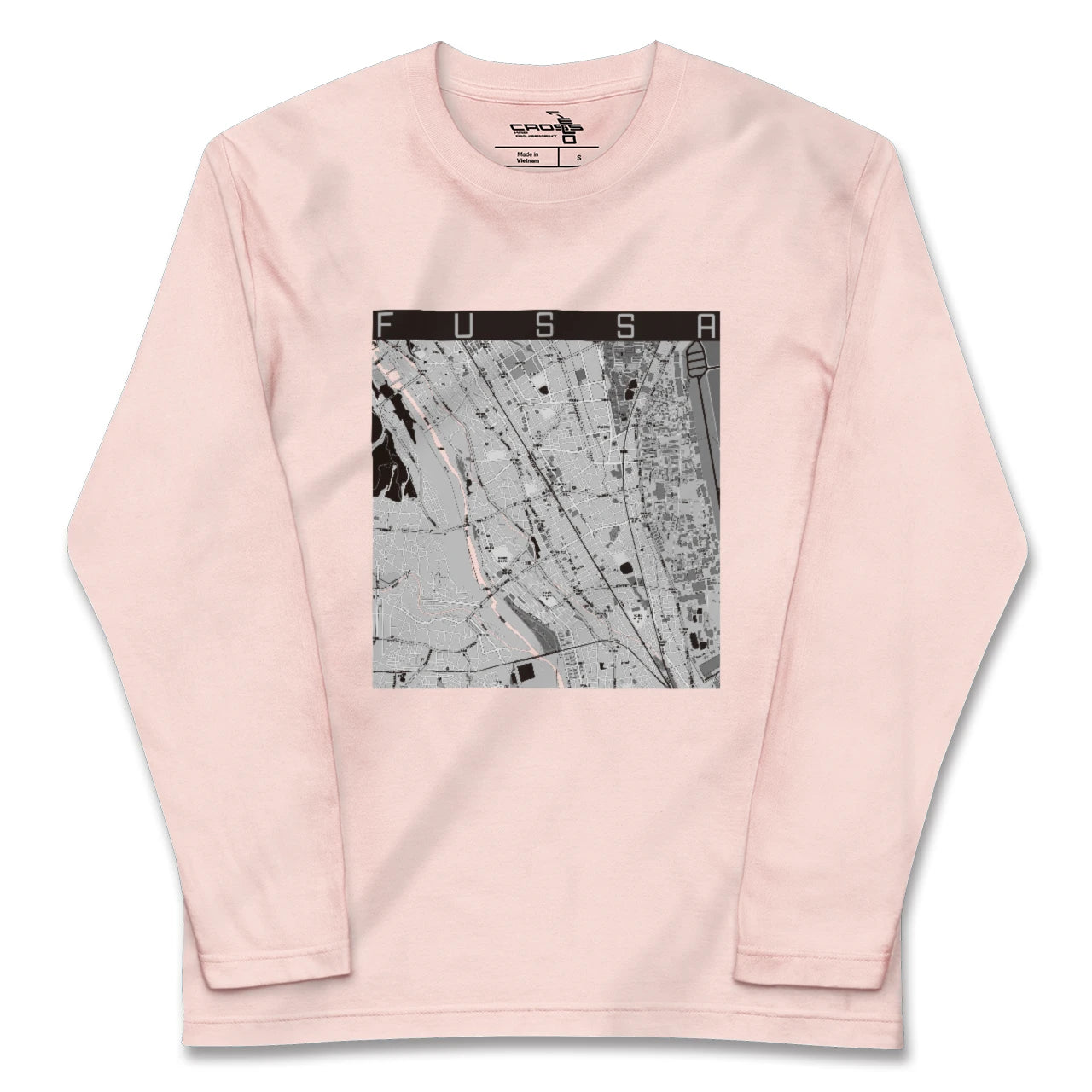 【福生(東京都)】地図柄ロングスリーブTシャツ