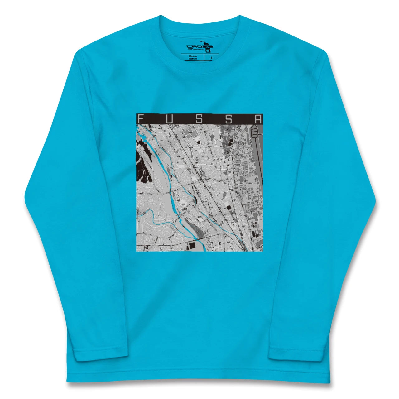 【福生(東京都)】地図柄ロングスリーブTシャツ
