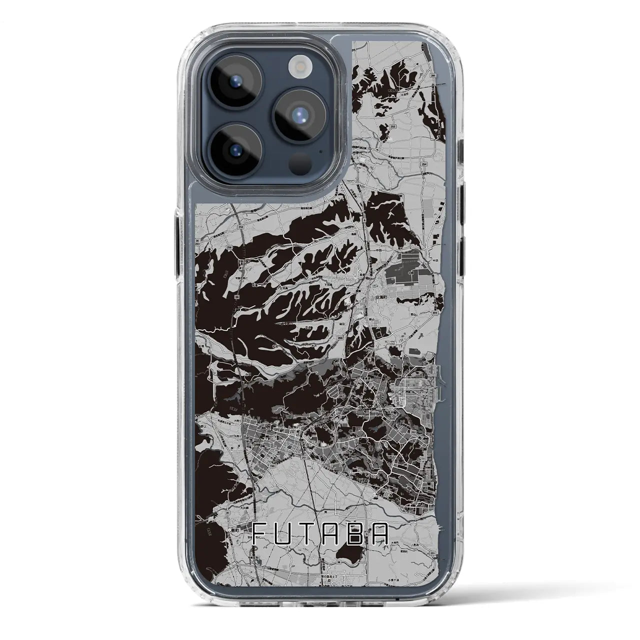 【双葉(福島県)】地図柄iPhoneケース(MagSafeタイプ)