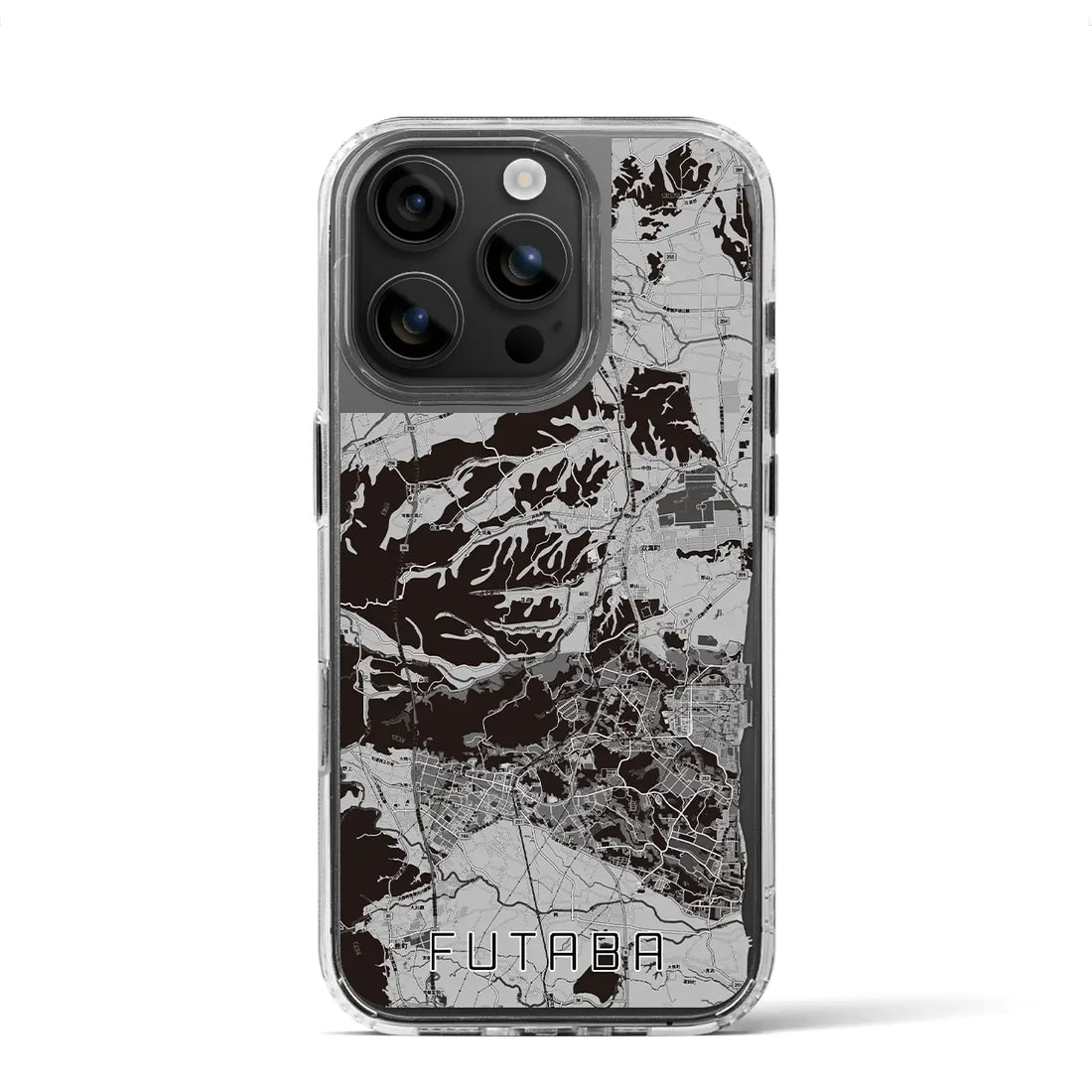 【双葉(福島県)】地図柄iPhoneケース(MagSafeタイプ)