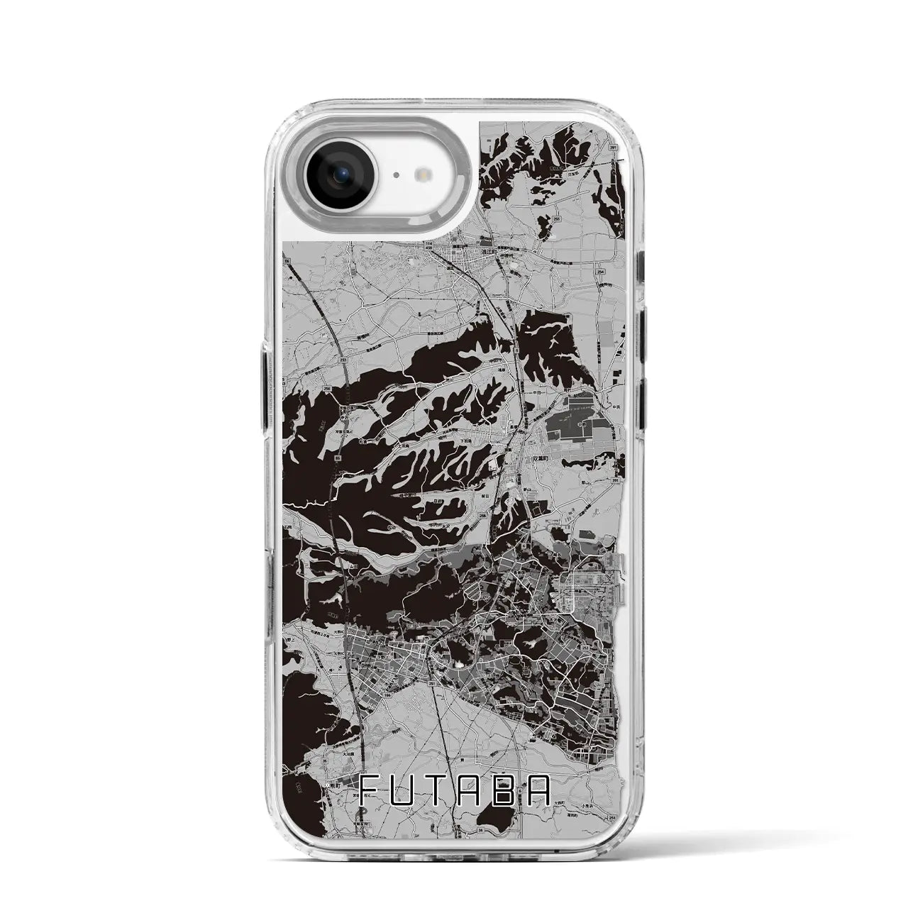 【双葉(福島県)】地図柄iPhoneケース(MagSafeタイプ)