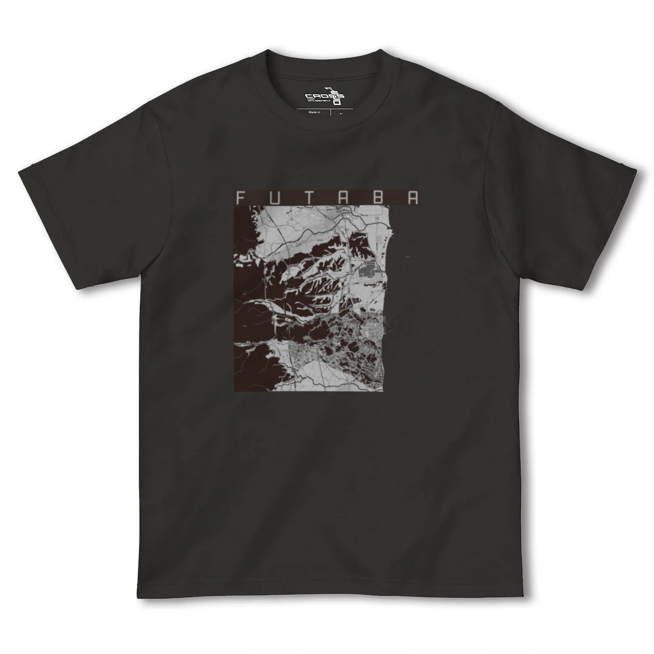 【双葉(福島県)】地図柄ヘビーウェイトTシャツ