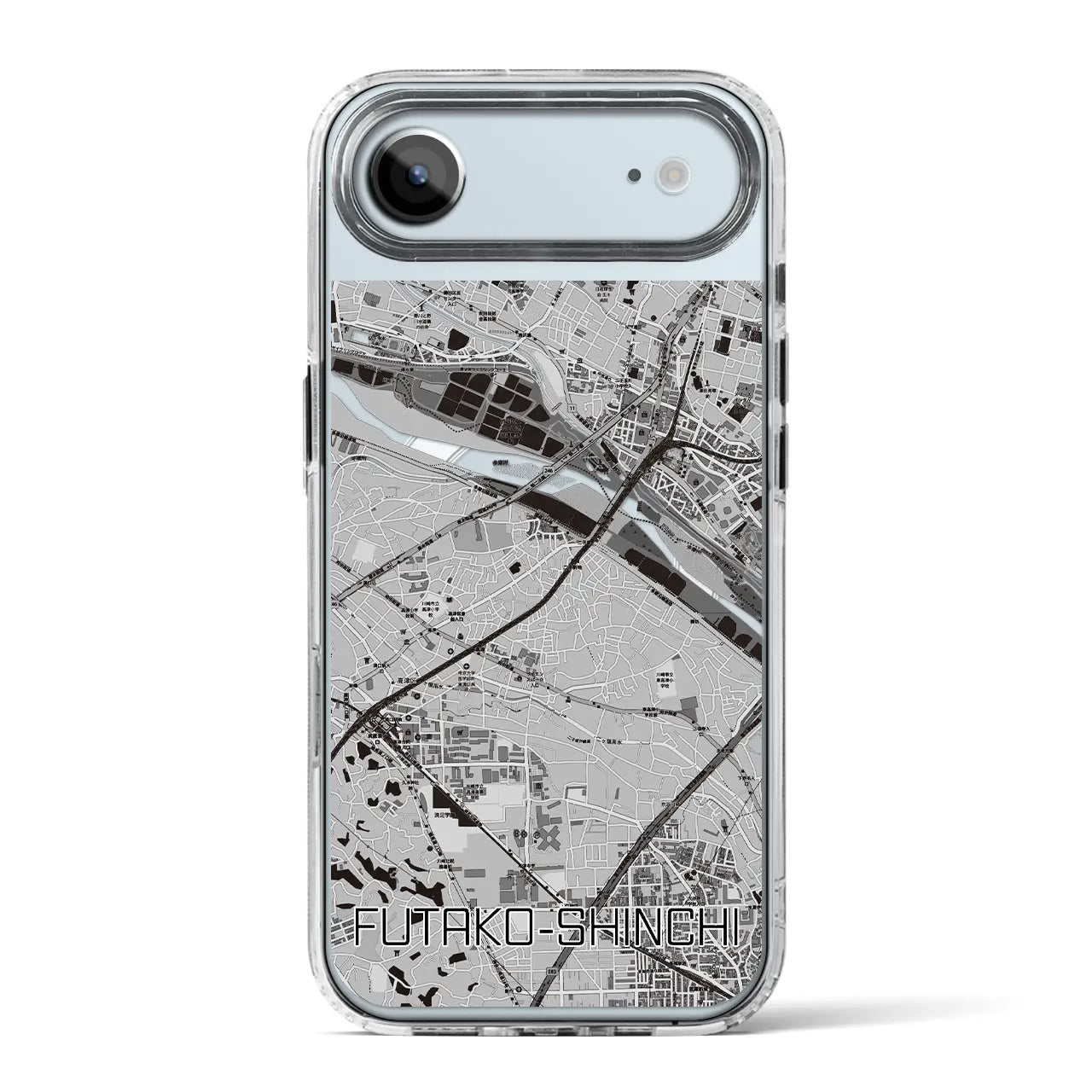 【二子新地(神奈川県)】地図柄iPhoneケース(MagSafeタイプ)