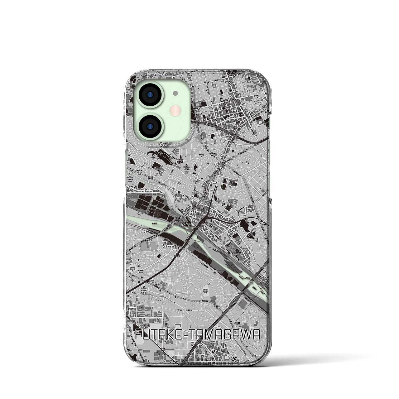 【二子玉川(東京都)】地図柄iPhoneケース(クリアタイプ)