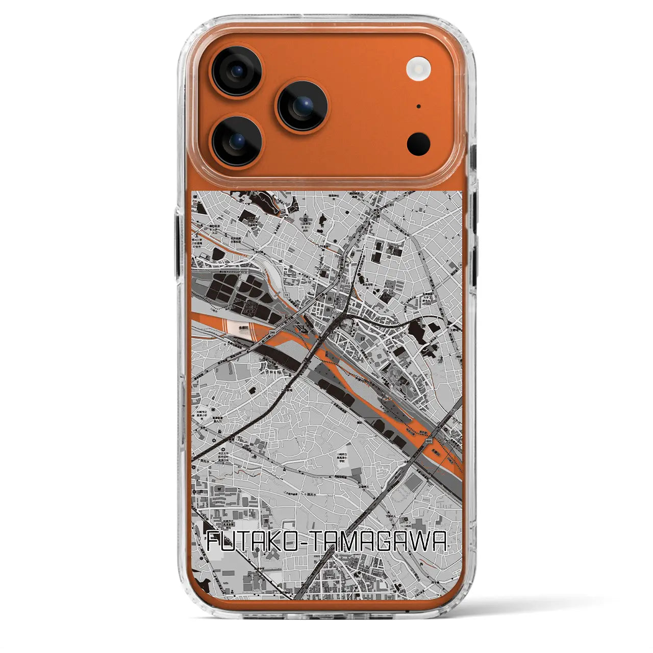 【二子玉川(東京都)】地図柄iPhoneケース(MagSafeタイプ)