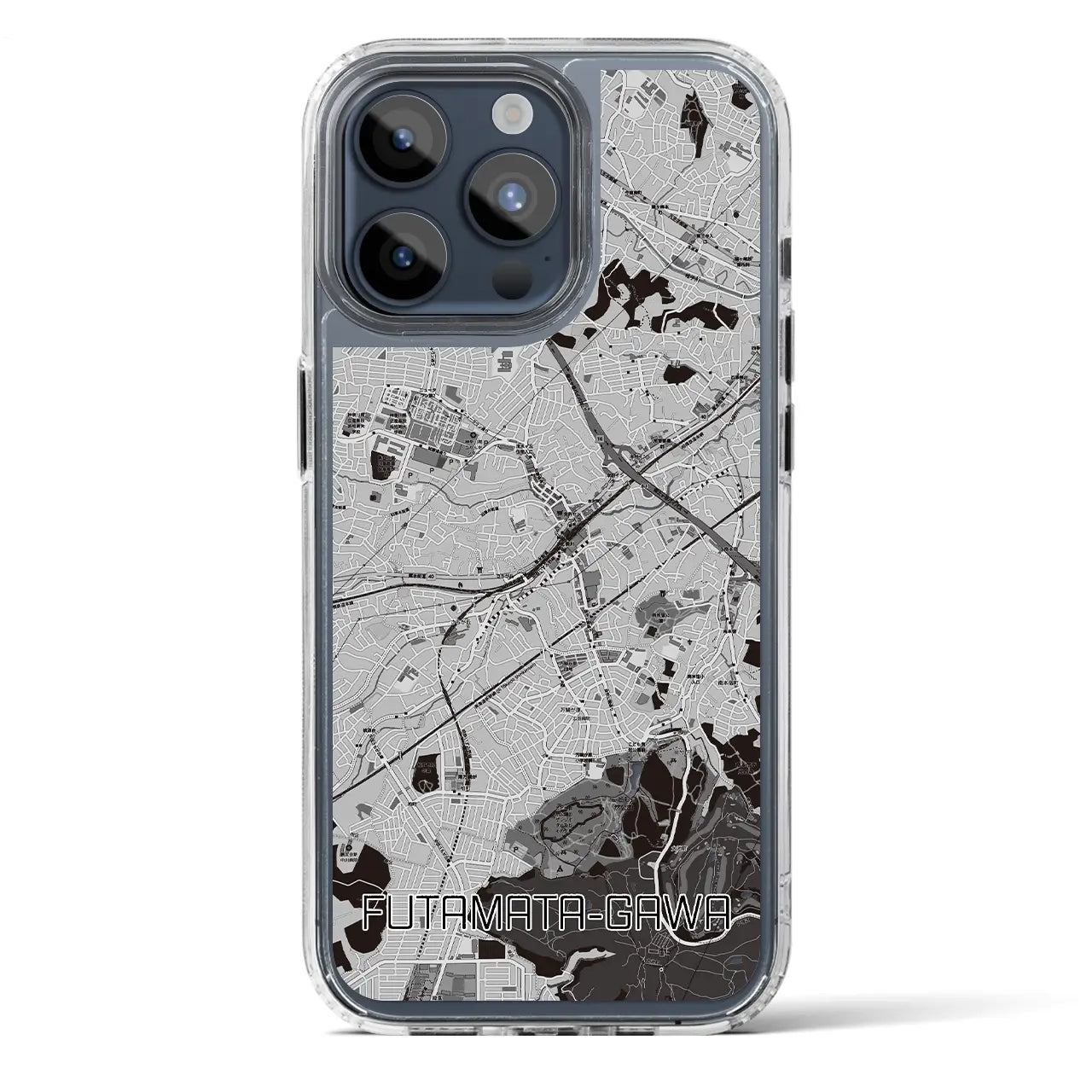 【二俣川(神奈川県)】地図柄iPhoneケース(MagSafeタイプ)