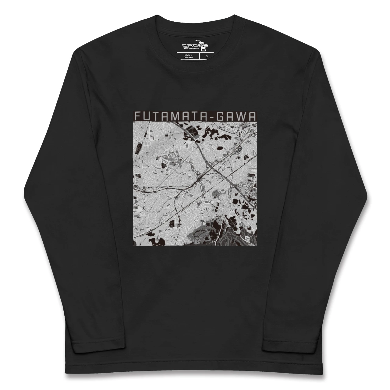 【二俣川(神奈川県)】地図柄ロングスリーブTシャツ