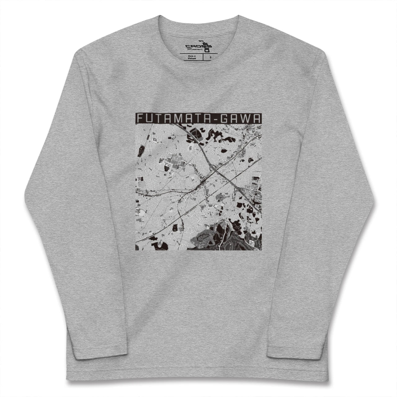 【二俣川(神奈川県)】地図柄ロングスリーブTシャツ