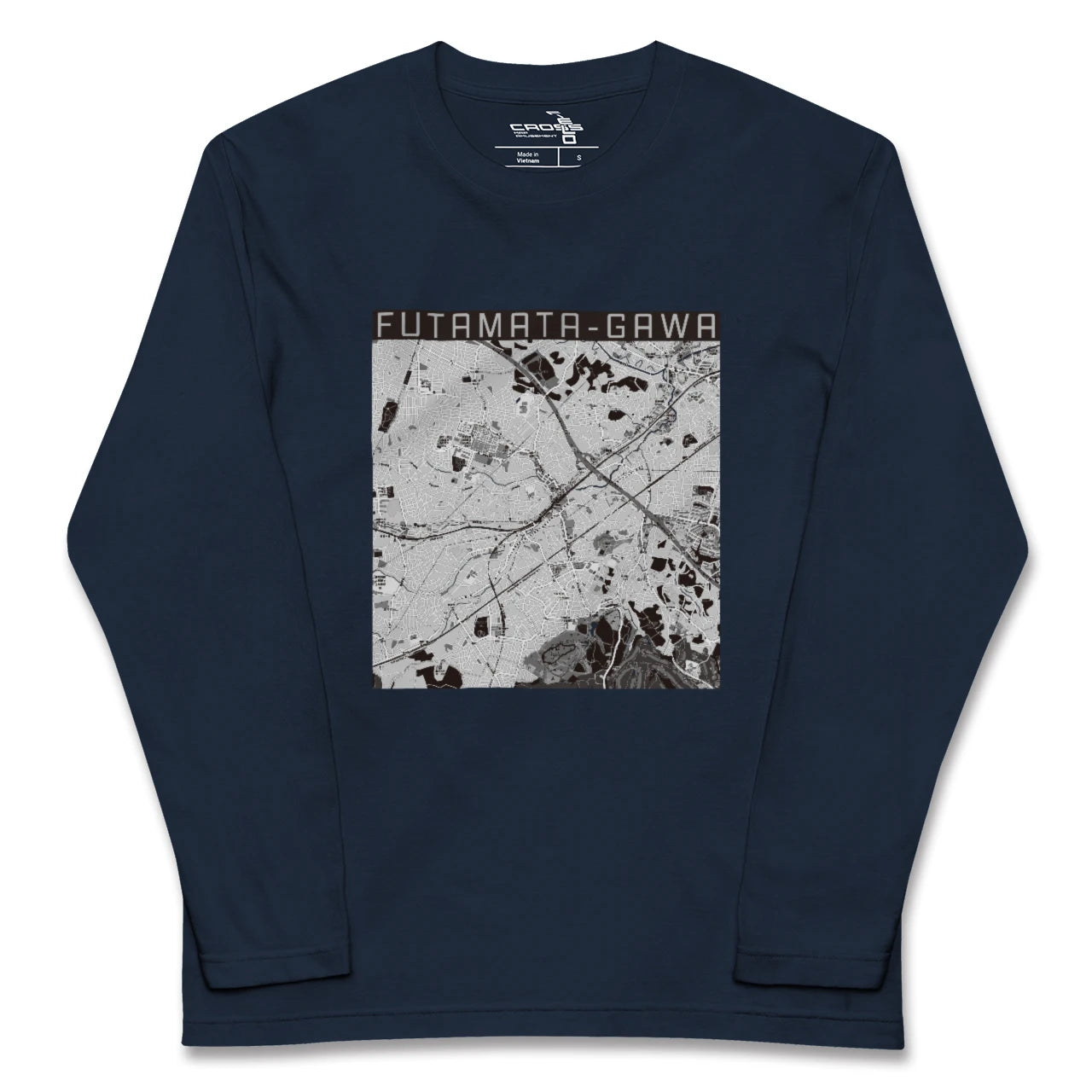 【二俣川(神奈川県)】地図柄ロングスリーブTシャツ