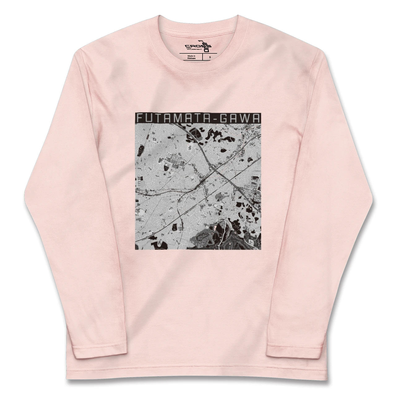 【二俣川(神奈川県)】地図柄ロングスリーブTシャツ