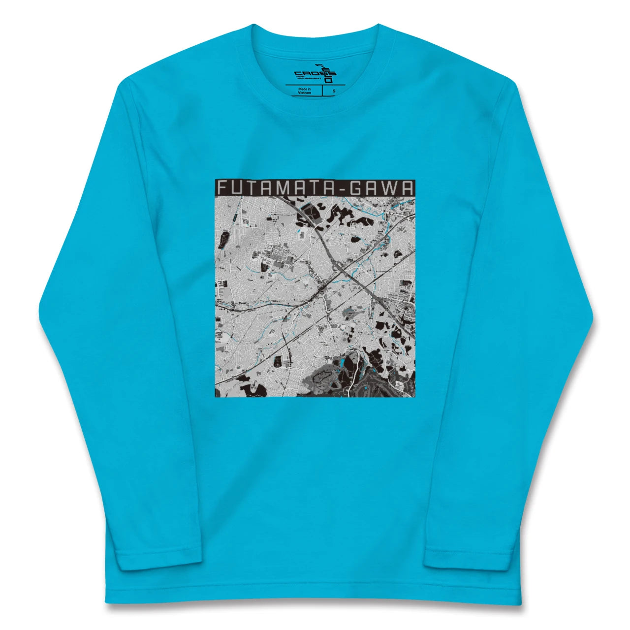 【二俣川(神奈川県)】地図柄ロングスリーブTシャツ