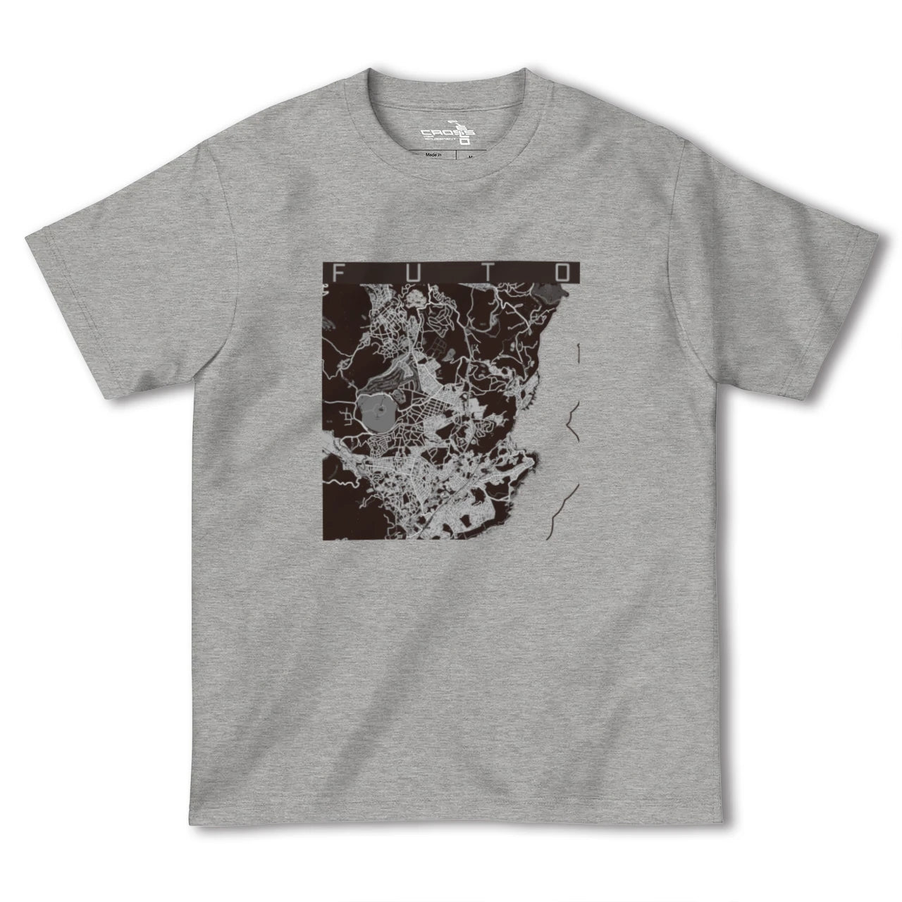 【富戸(静岡県)】地図柄ヘビーウェイトTシャツ