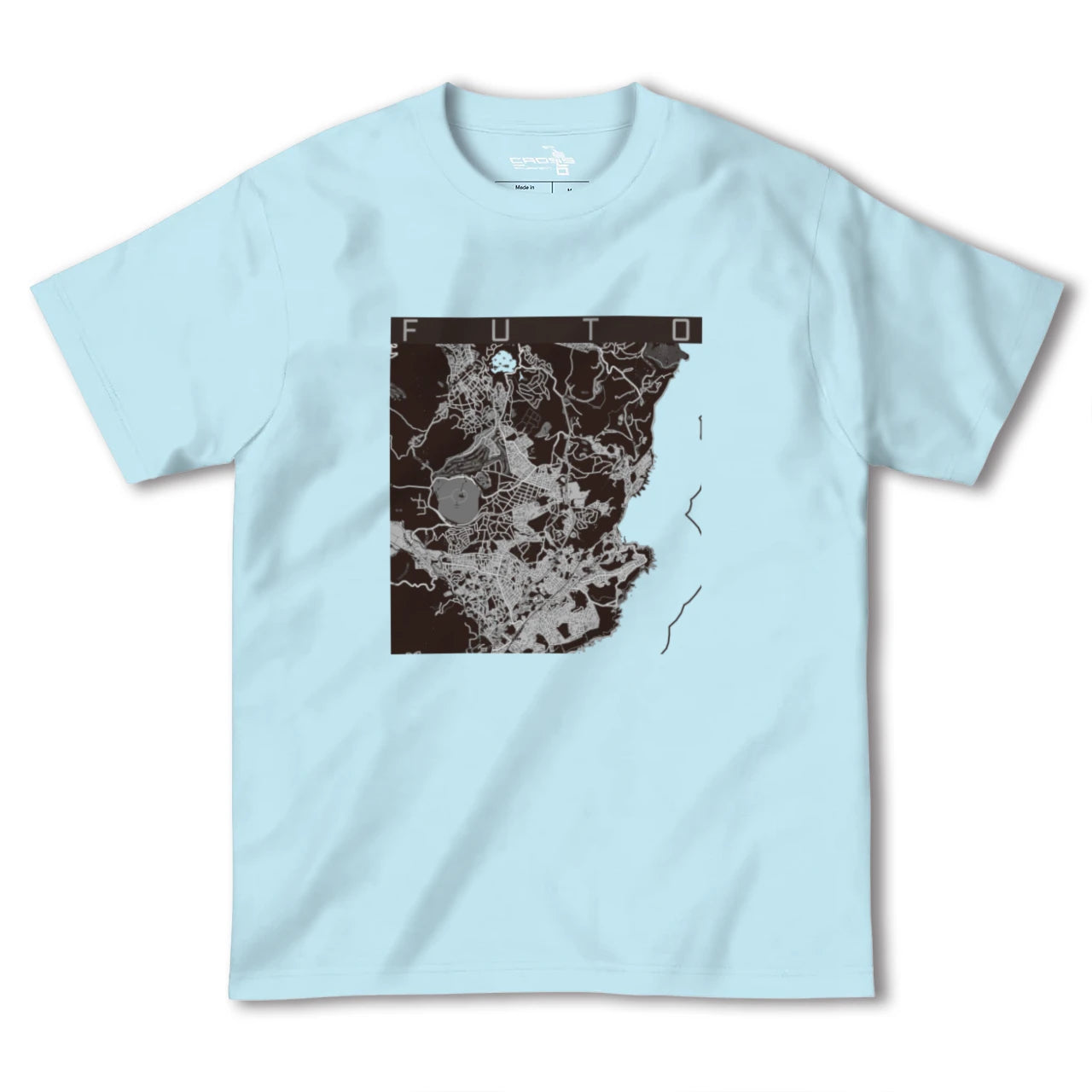 【富戸(静岡県)】地図柄ヘビーウェイトTシャツ