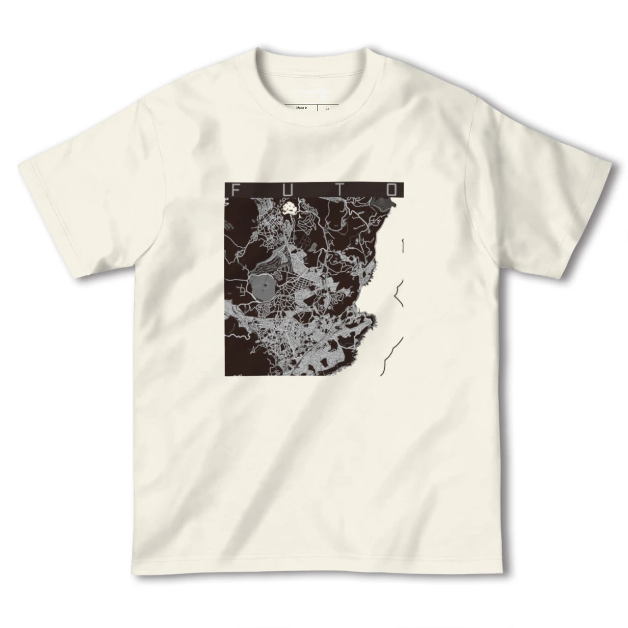 【富戸(静岡県)】地図柄ヘビーウェイトTシャツ