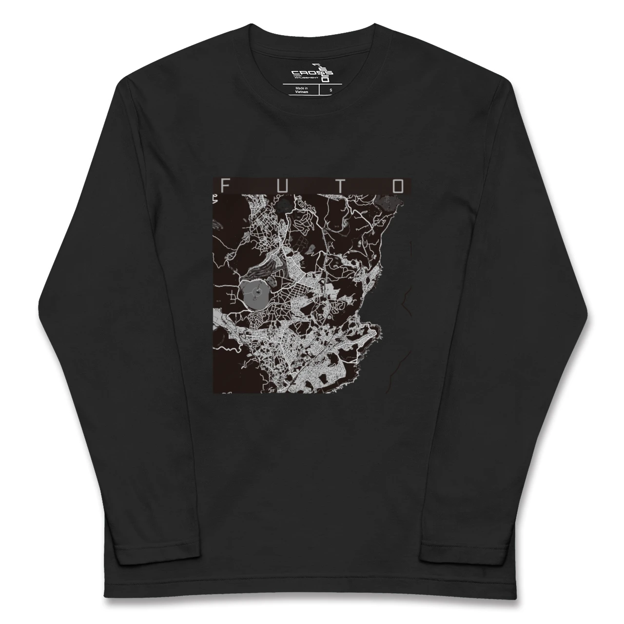 【富戸(静岡県)】地図柄ロングスリーブTシャツ
