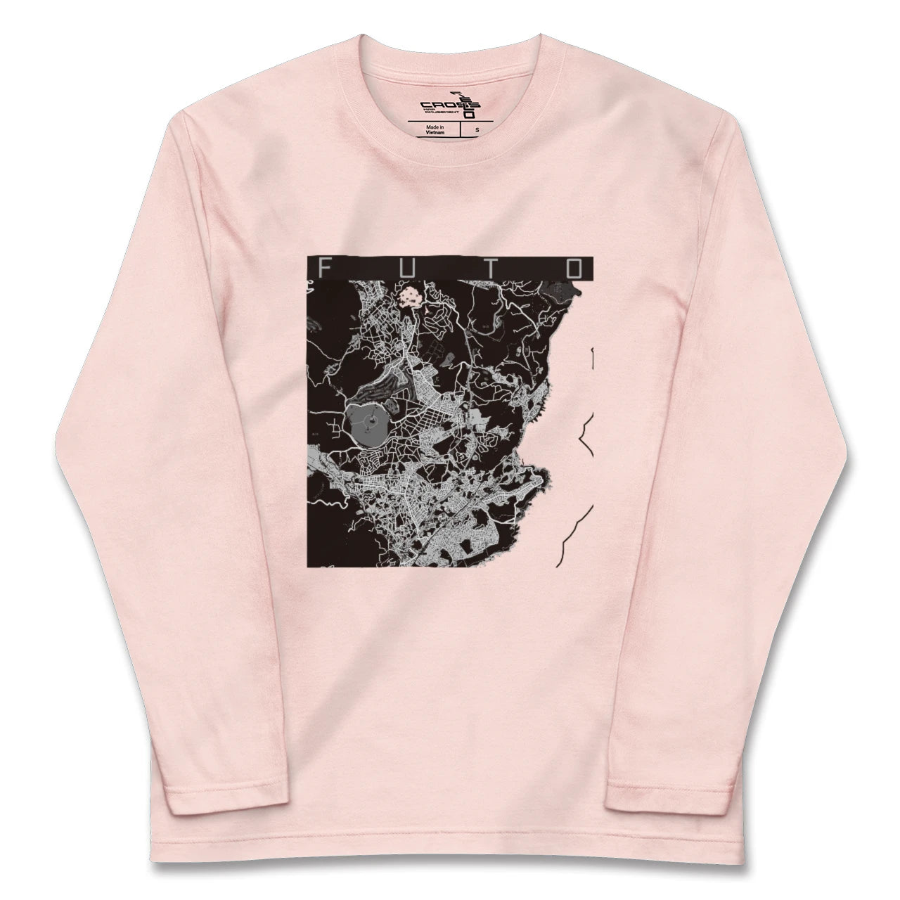 【富戸(静岡県)】地図柄ロングスリーブTシャツ