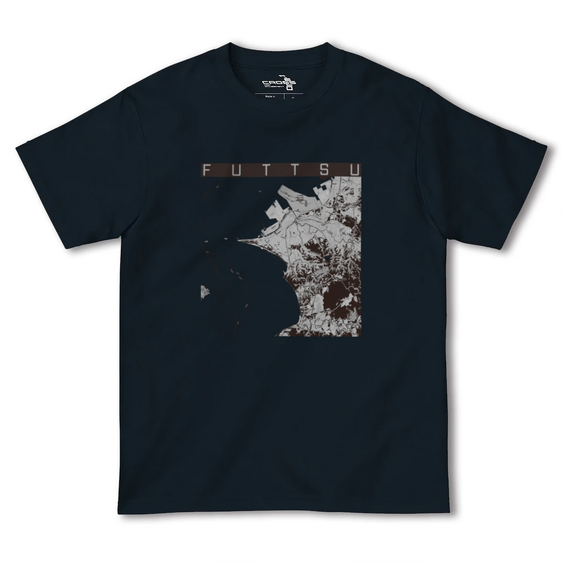 【富津(千葉県)】地図柄ヘビーウェイトTシャツ